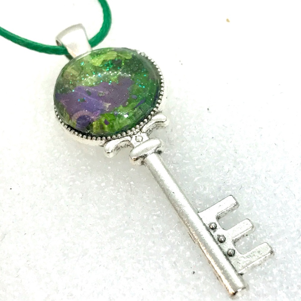 Necklace Handmade dome key Pendant NSN